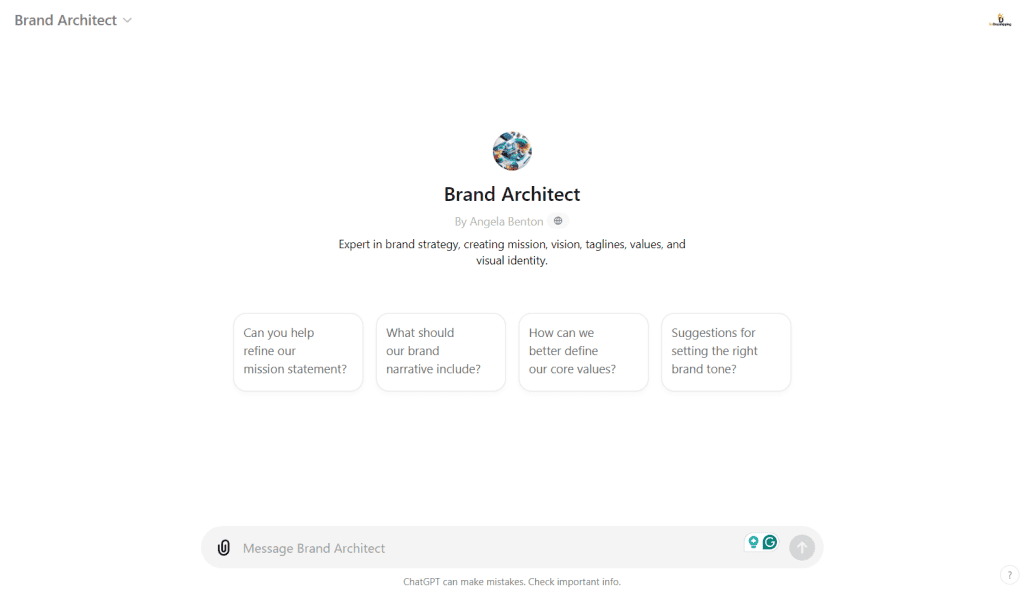 Brand Architect GPT