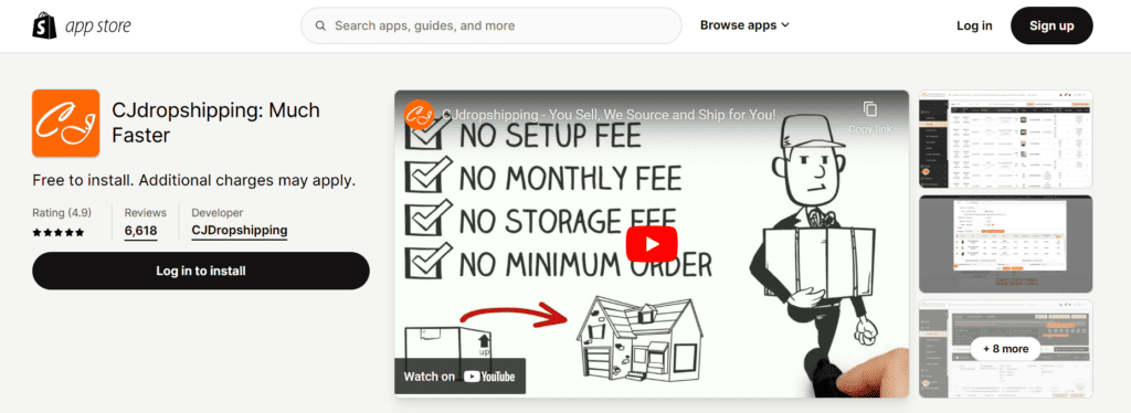 CJdropshipping Shopify app