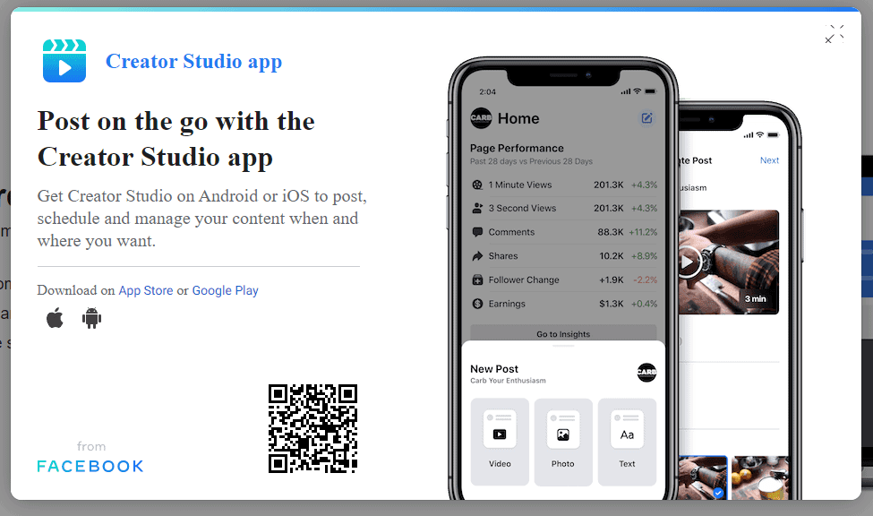 Creator Studio app