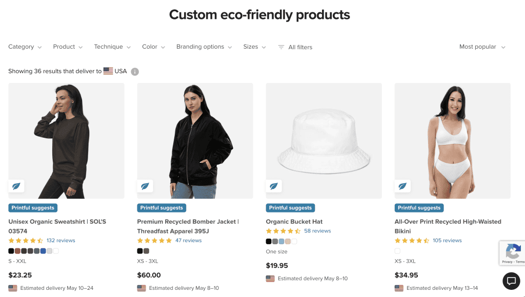 Eco-friendly products