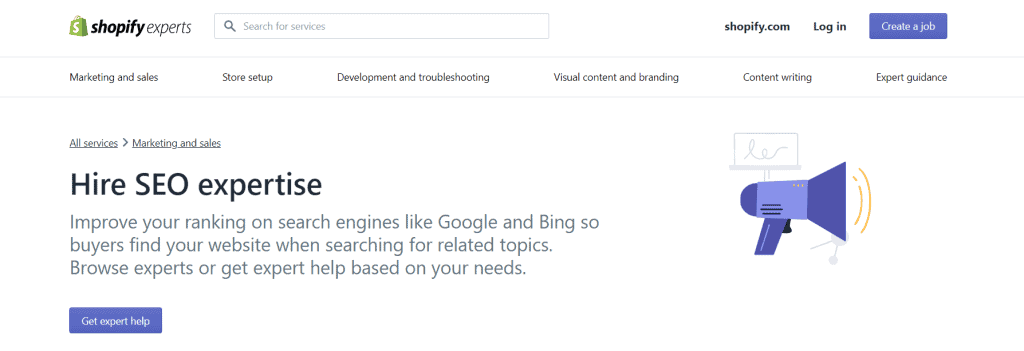 Shopify hire SEO expertise